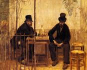 简 弗朗索瓦 拉法埃里 : The Absinthe Drinkers